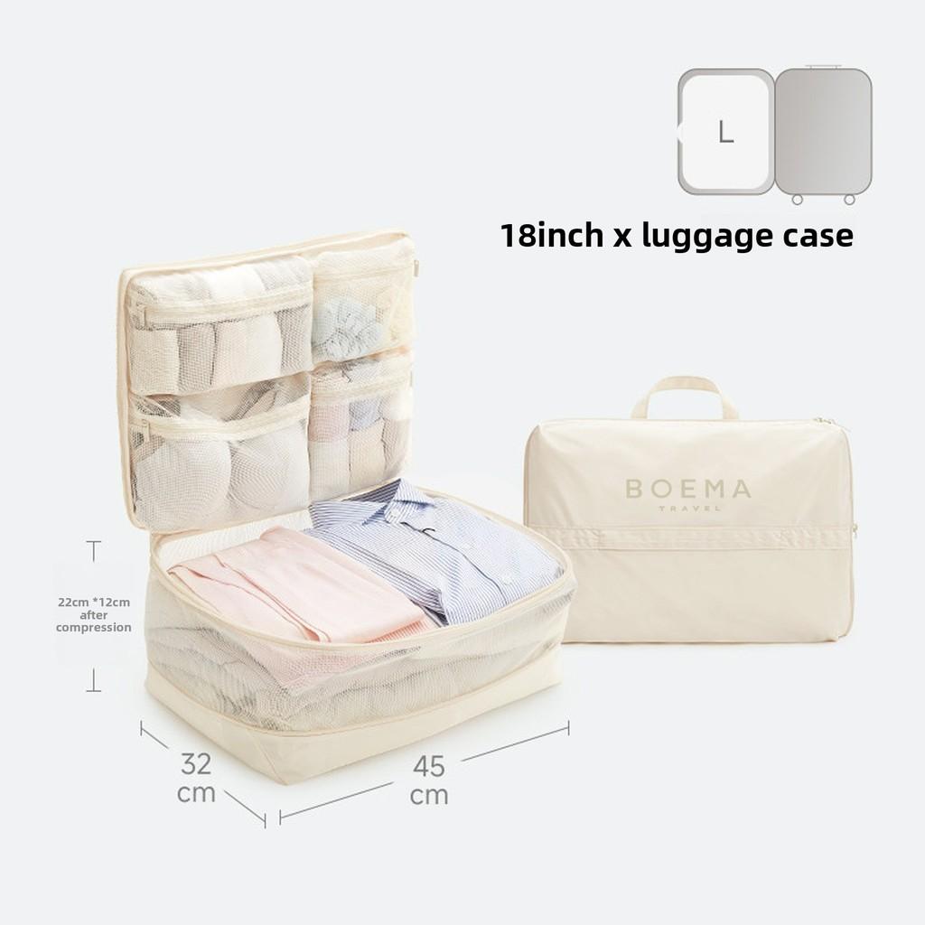 Multifunctional Travel Storage Bag With Compartments For Luggage Use
