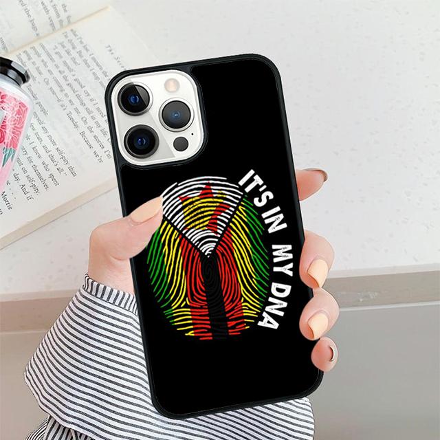 Zimbabwe Flag Passport Flag Map Phone Case For iPhone 17 Air 16 16e 15 14 plus 11 12 13 Pro max Shell Cover coque