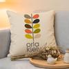 Federa per Cuscino Lino Delicata sulla Pelle Morbida Custodia Decorativa per Divano Arredamento Casa Moda Arte OOrla Kiely Floreale Federa per Cuscino