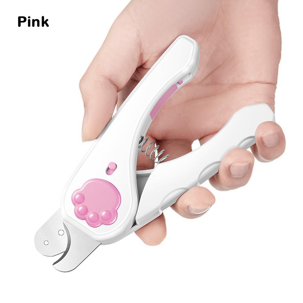 LED Light Dog Nail Cutter Portable Pet Claw Trimmer New Cat Nail Clippers  Pet Supplies