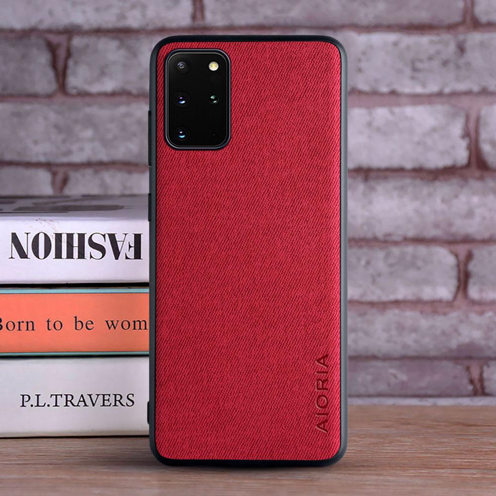 Textile Case for Samsung Galaxy S20 Ultra S20 Plus S20 FE S20 S10E S10 Plus S10 Lite S10 5G S10X S10 Perfect Touching Feel Case