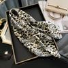 Luxury Silk Hair Square Scarf Women Satin Neck Tie Hand Wrist Foulard Summer Print Shawl Wraps Head Kerchief Hijab Bandana New