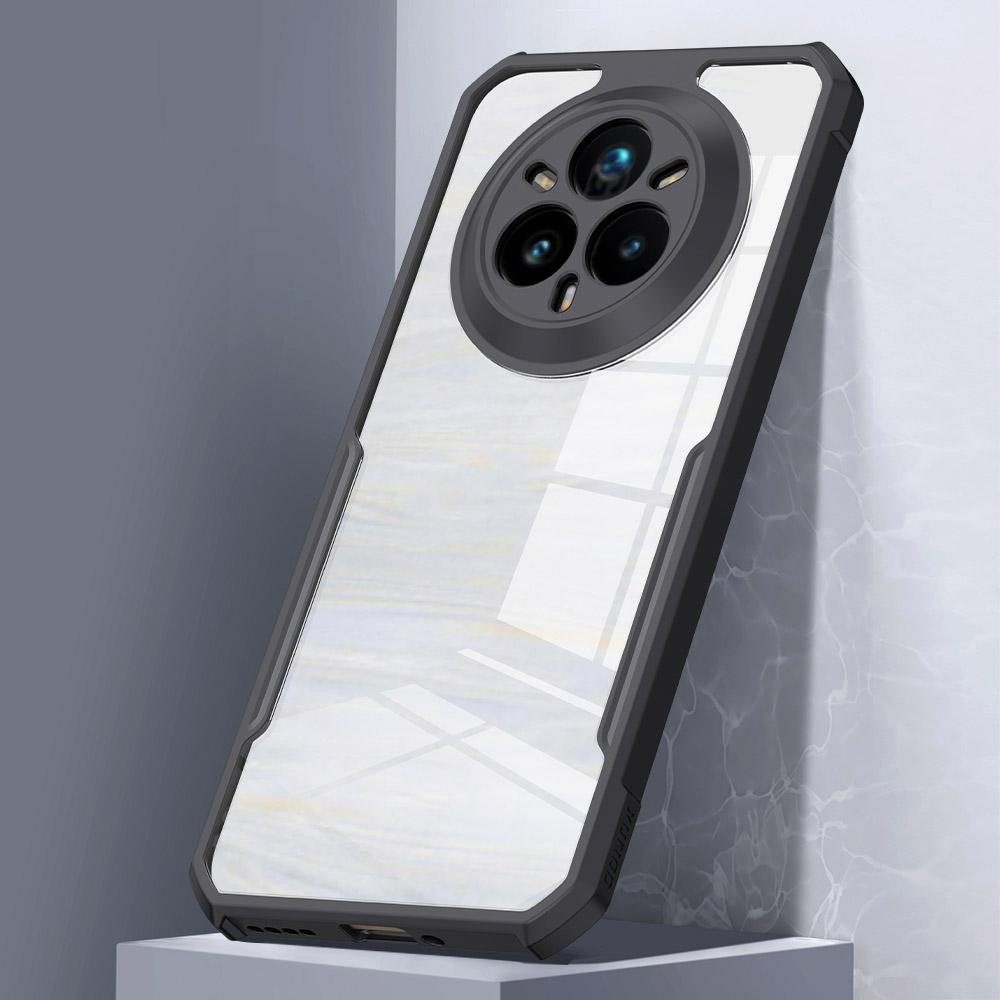 

XUNDD For Realme 14 Pro+ 5G Case Dropproof TPU+Acrylic Clear Back Phone Cover Type A