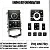 Accessories Car  High Quality Car Terrain Mode Switch Center Console Button Cover For Land Rover Vogue/Sport L405 2013-2017