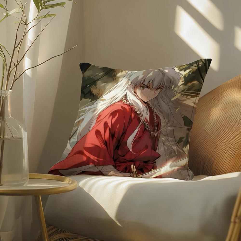 Inuyasha Pillow Case Pillowcase, Double-Sided Printed, Sofa Cushion, Bedroom Headboard