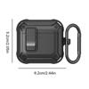 Lock Case for AirPods 4 Protective Case with Carabiner Full Body Protective Cover with Secure Lock Clip for AirPods 4th Gen 2025