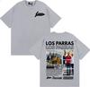 Rock Band Los Parras Tour 2025 Magliette Grafiche Unisex Moda Donna Hip Hop Streetwear T-shirt 100% Cotone T-shirt Larga Oversize