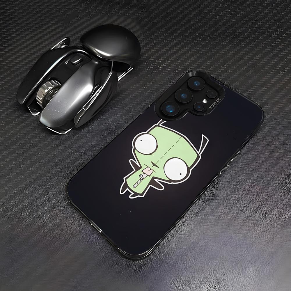 

Cartoon I-Invader Zim Phone Case For Samsung S26 S25 Plus S20 S20 Plus S22 Ultra S23 FE S21 Plus S21 Ultra Colorful Cover Galaxy S23Ultra
