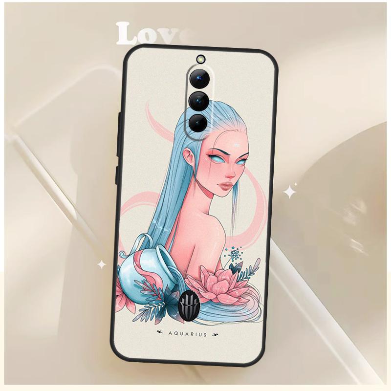 Horoscope Scorpio Taurus Virgo Case For ZTE Nubia Red Magic 11 8 9 10 Pro Plus 8S 9S 10S Pro 6S 7S For RedMagic 10 Air Cover