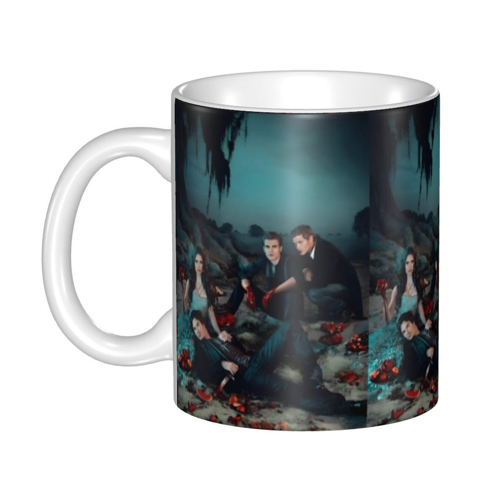 Tasses à café personnalisées The Vampire Diaries DIY Damon Salvatore Tasse à thé au lait en céramique