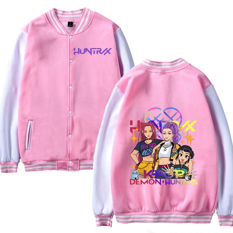 European and American trend witch hunting group Korean version casual hoodie women's plus size baseball jacket autumn and winter coat 5991