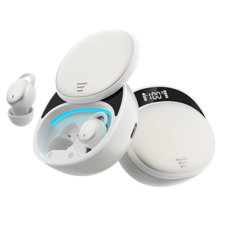 

Green House Wireless Earphones for Touch Easy No Ear White Sleeping, Earplugs, Soundproofing, Sensor, Operation, Lightweight, Waterproof, IPX5, Pain, белый