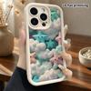 Phone Case: 2D Flat, Fits iPhone 18 17 16 15 14 13 12Pro Protective Case, Stars and Clouds, Perfect Christmas and Halloween Holiday Gift