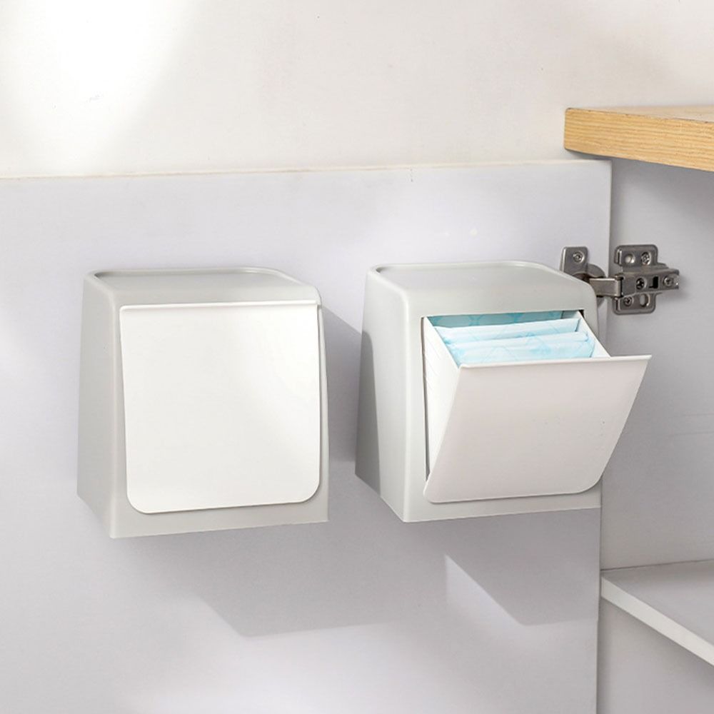 Nástěnný box na hygienické vložky Prachotěsný Sklopný Bavlněný úložný box Třídění nepořádku Multifunkční Koupelnové doplňky