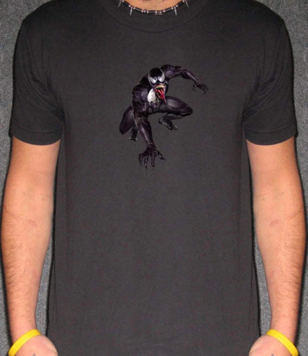 Venom Marvel Comic Spider-Man Villain Retro T-Shirt M