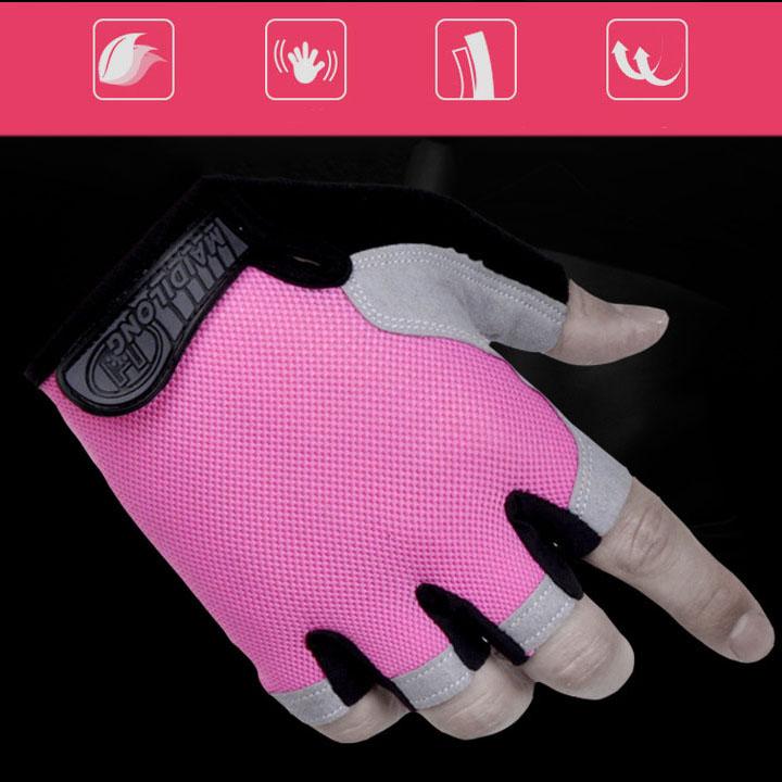 🧤 Guanti Ciclismo Mezze Dita RockBros – Antiscivolo, Touchscreen, Traspiranti – Uomo E Donna (Neri, Taglie Unisex)