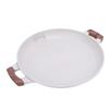 Korean Grill Pan Even Heating Portable Multifunctional Maifanite BBQ Grill Plate for Indoor Outdoor