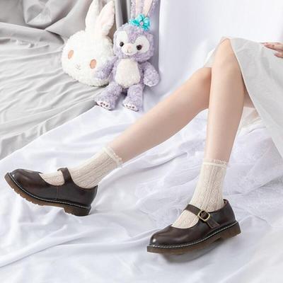 Schoolgirl Pattern Chiffon Lace Lovely Knee Socks