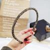 Fascia per capelli morbida in cristallo coreano alla moda per donne, con strass, perline, castone, accessori per capelli da ragazza, copricapo semplice