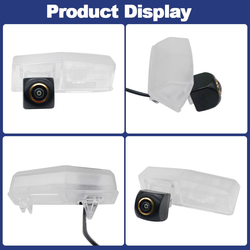 Backup Rear View Camera For Toyota Venza 2008~2017 Prius XW30 2009~2015 Golden Lens Night Vision License Plate Parking Camera