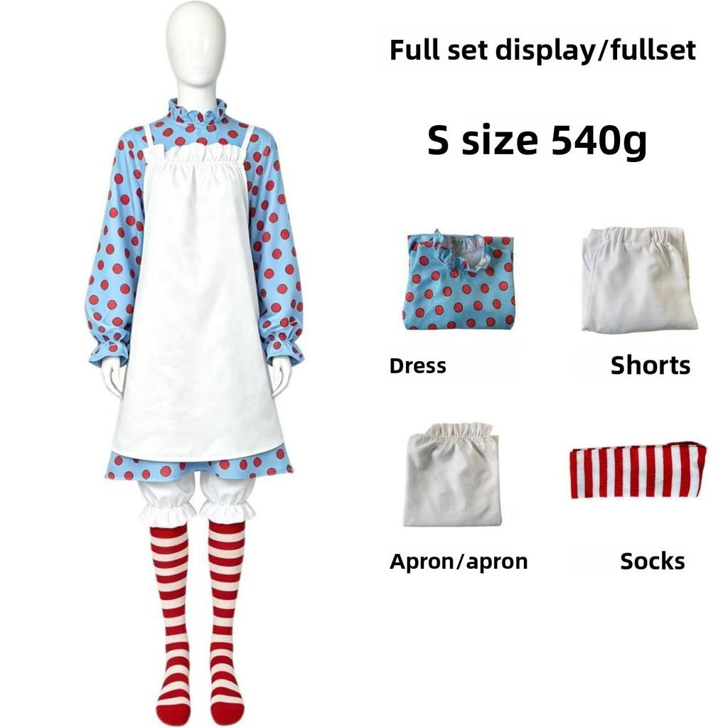 Aggedy Ann Andy A Musical Adventure Cosplay Outfit For Teens With Printed Shorts And Shirt By Toy Music Adventure Raji Annie,XS