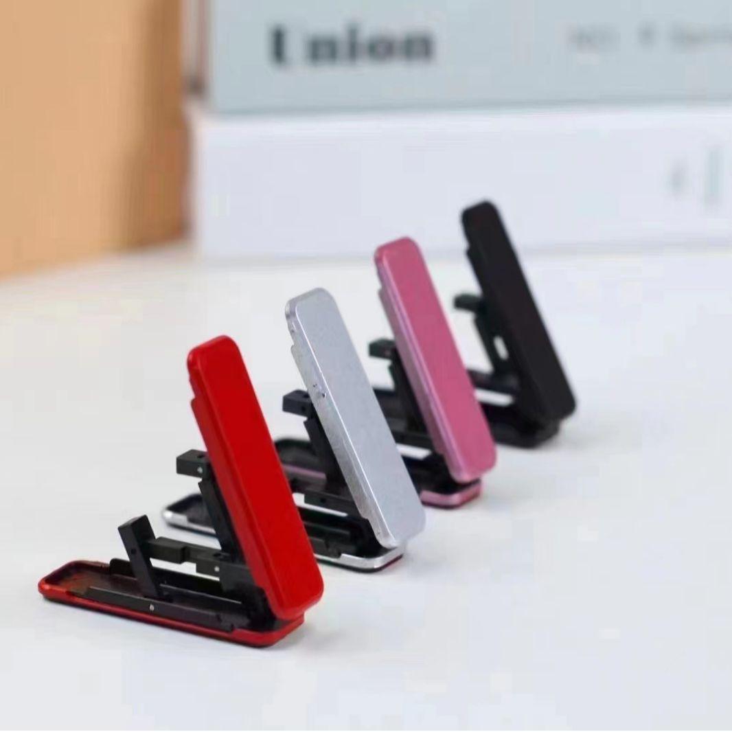 Creative Foldable Multi-Functional Mobile Phone Holder - Portable Adhesive Support Stand розовый
