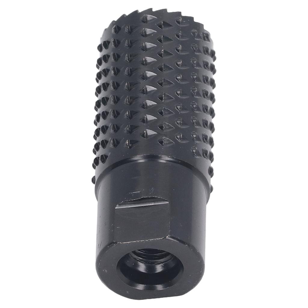 M10 Rotary Burr Rasp File Bit Black Polished Finish Wood Carving Hole Drill Bit for Angle Grinder