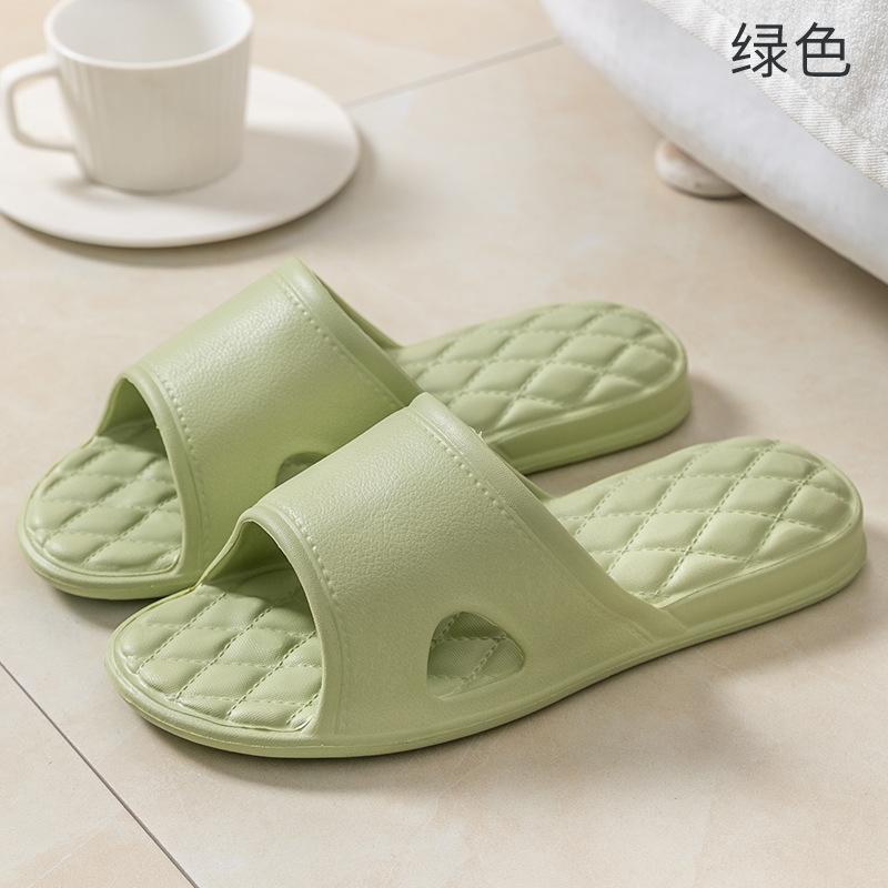 Slippers women's summer indoor couple home home soft bottom non-slip bathroom slippers bath silent couple cool slippers men