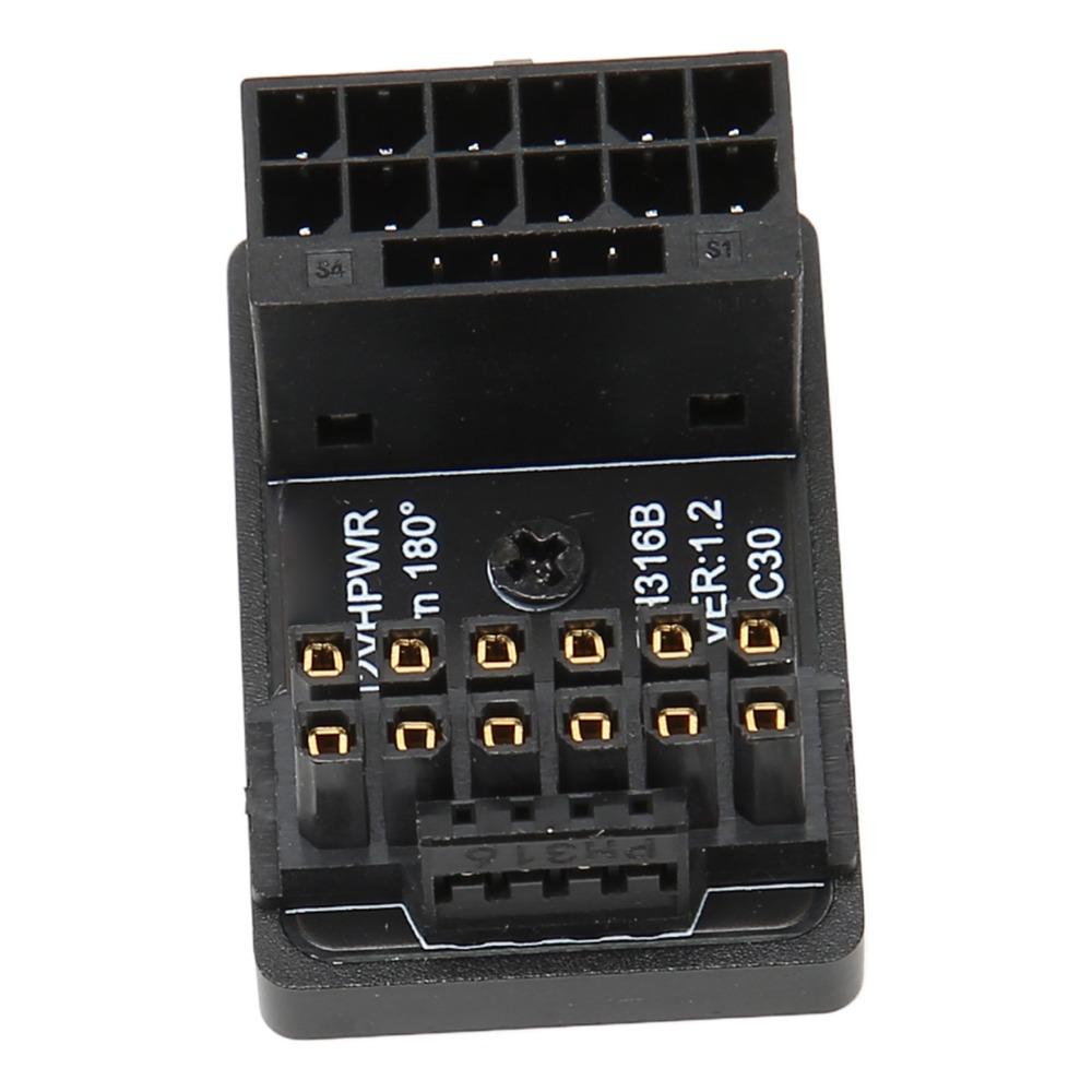 Plug and Play ATX 16Pin to 16pinAdapter Male To Female 180 Degree Angled Adapter Graphics Card