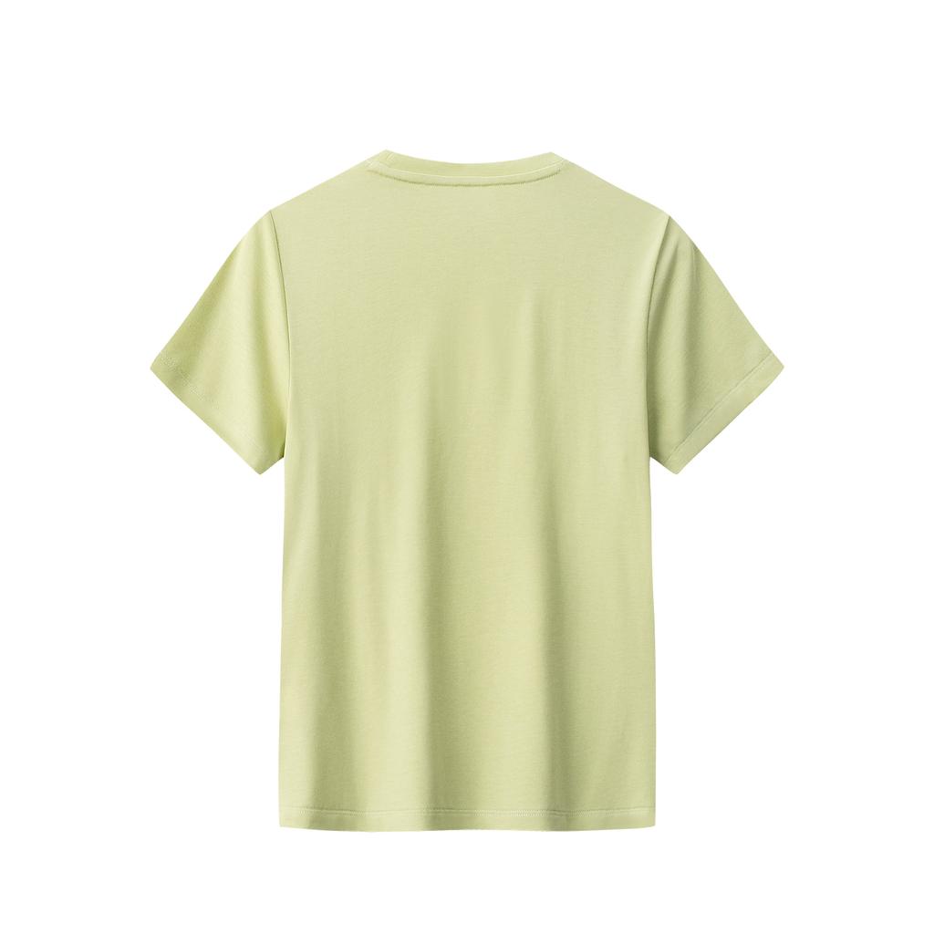 Anta Casual Fashion Sports Versatile Campus Commuting Running Yoga Feather Tennis Training Simple Comfortable Knitted Short Sleeve T-Shirt 962628115-5
