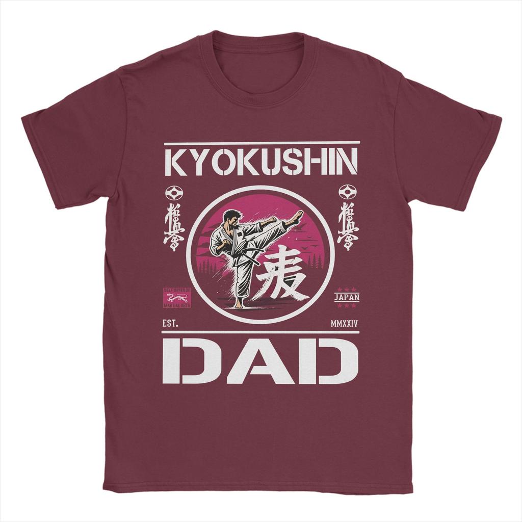 Kyokushin Karate Dad T Shirt Summer  Harajuku TShirts 100 Cotton ONeck 4XL 5XL 6XL Clothing Short Sleeve Vintage Tops