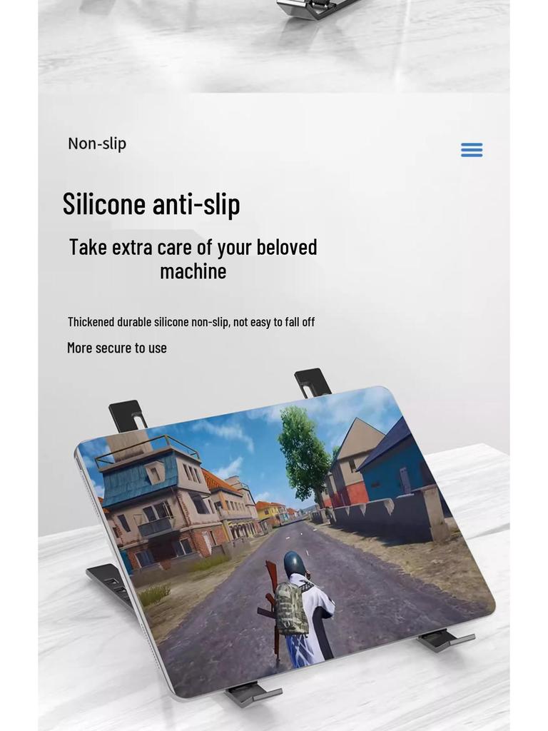 Aluminum Alloy Foldable Laptop Stand with Heat Dissipation