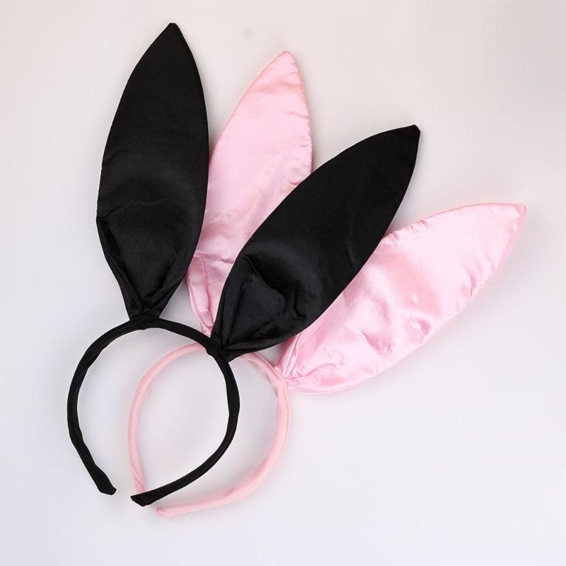 Halloween Rabbit Costume Set Rabbit Ears Headband Bow Tie Round Tail & Arm Cuffs, Halloween Rabbit Costume Accessories