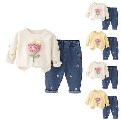  And Winter Children's Baby Two-piece Suit (top + Pants)