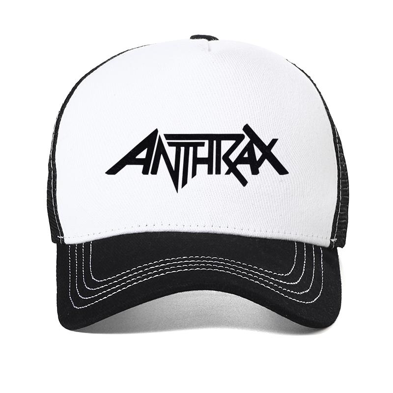 Módní 80. léta Retro Kovový Pásek Pánská Baseballová Čepice Rock Anthrax Pánská Čepice Anthrax Antisociální USA Koncertní Turné Pánské Čepice