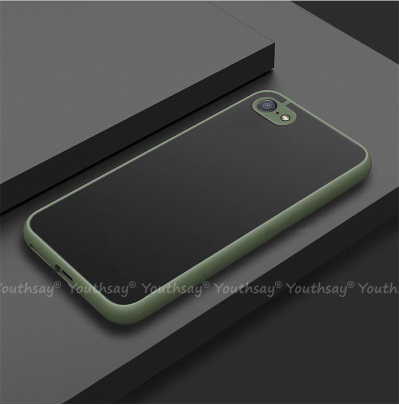 For iPhone SE 2026 Case for iPhone SE 3 2026 2020 8 7 Plus Cover Silicone Matte Rubber Translucent Case For iPhone SE 2026 Cover
