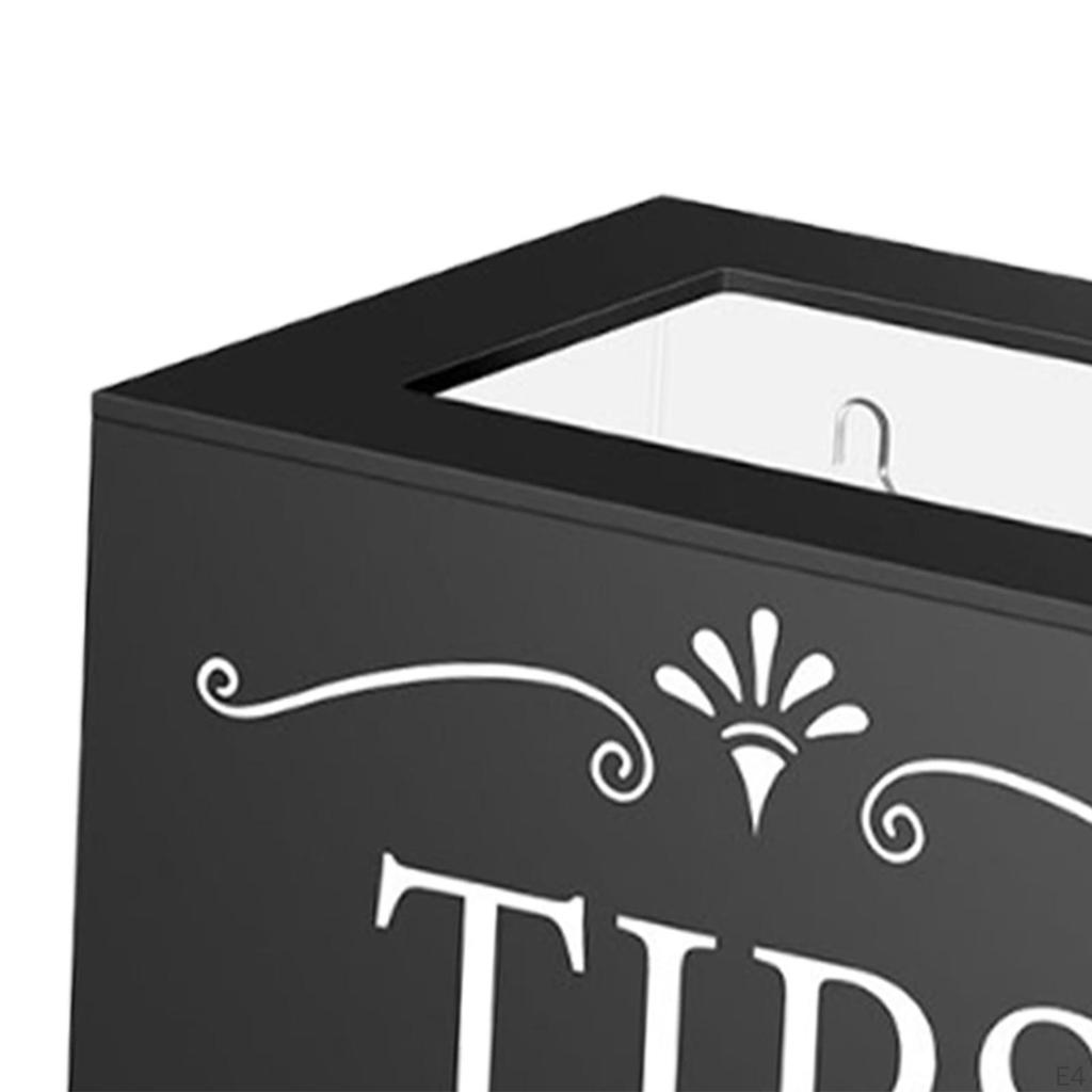 Tip Kutu Akrilik Bağış Toplama Çok Fonksiyonlu Barmen Yorum Oylama