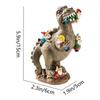 Mini Resin Godzilla Dinosaur Model Figurine Desktop Garden Ornament Craft Decor