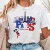 Disney Mickey Mouse Minnie Boy Girl Summer T-Shirt Family Parent-Child Casual Loose Oversized Comfort Short Sleeve Men Women Y2k