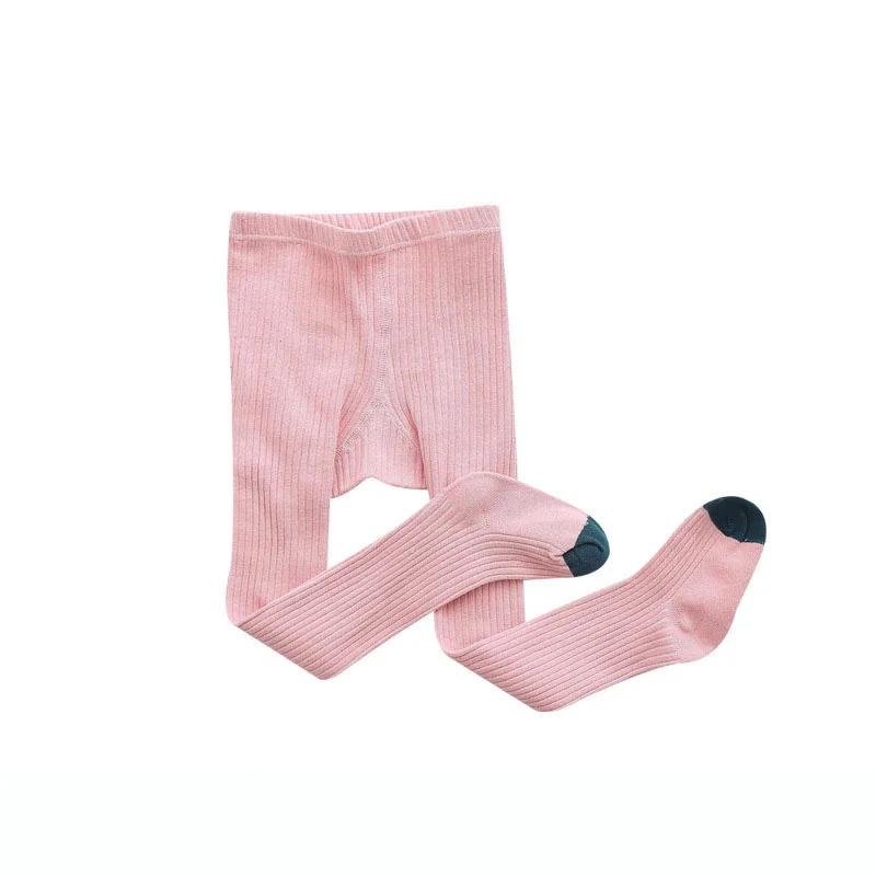 Girls Tights Children Baby Stockings Spring Autumn Tights Winter Warm Pantyhose Cotton Cute Candy Color 2024 Fall Clothes