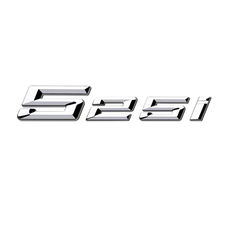 3D ABS Rear Trunk Letter Emblem Sticker For BMW 5 Series 525i 530i 540Li Car Tail Logo Badge Decal Auto Styling Accessories ab2