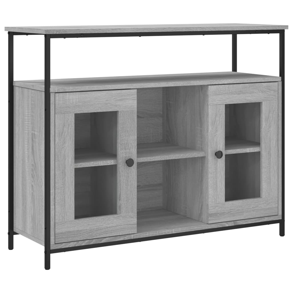 Sideboard Gray Sonoma 100x35x80 cm Particleboard