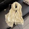 Latest  Ladies Print Hijab Tencel Cotton Gauze Scarf With Four Seasons Sun Protection Scarf Decoration Shawl Wrap Headscarf