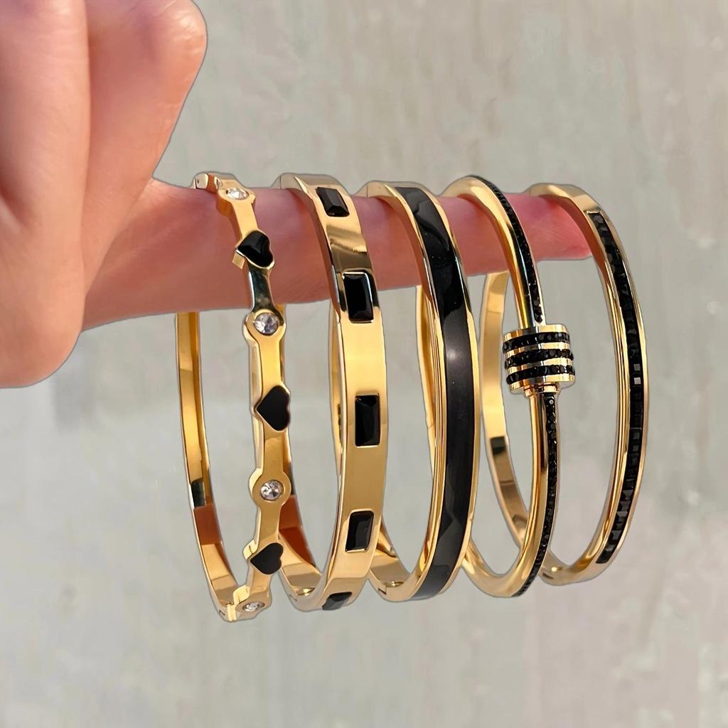 Europäisches & Amerikanisches Luxus Zirkon Stern Armband: Vielseitige, Elegante, Lichtechte Mode für Damen