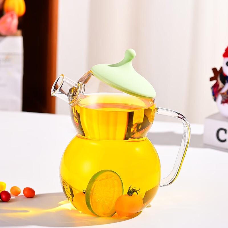 

High Borosilicate Glass Snowman Water Pitcher