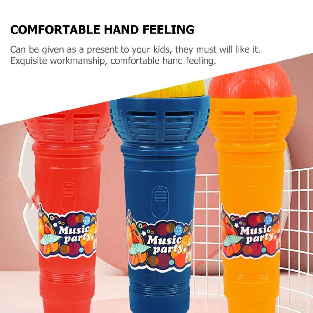 Simulated Microphone Echo Microphone Fake Simulated Plaything Microphone Toy Children