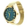 Morgan [N2332] - Designer Watch 'Morgan' Turquoise Gold (Elegance)