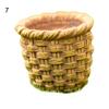 Rabbit Figurines Exquisite Handmade Cute Fashion Mini Animals Carrots Basket Micro Landscape Decor for Garden