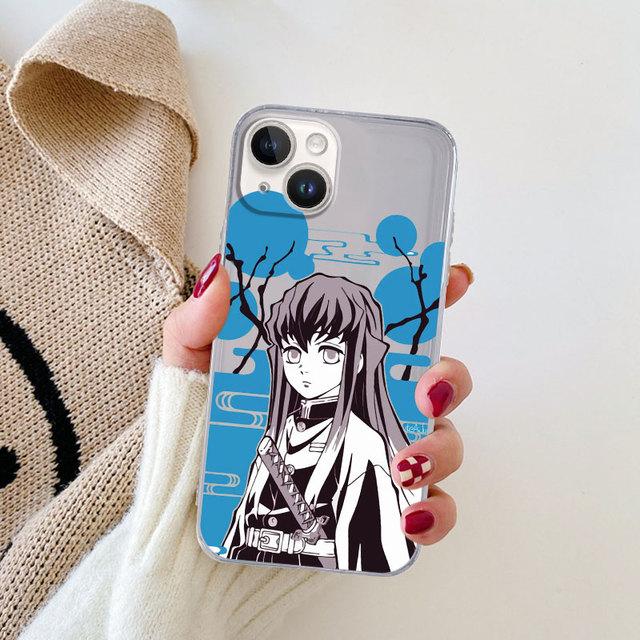 

Чехол для Apple Iphone 13 Pro Se X Xs 8 14 Plus 7 6s 11 Pro Max Xr 12, мини-сумка, силиконовый чехол, японское аниме, Kurama Demon Slayer iPhone 12 Mini