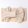 New thin baby headband, cute solid color bow children's headscarf, summer baby hair accessories